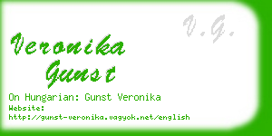 veronika gunst business card